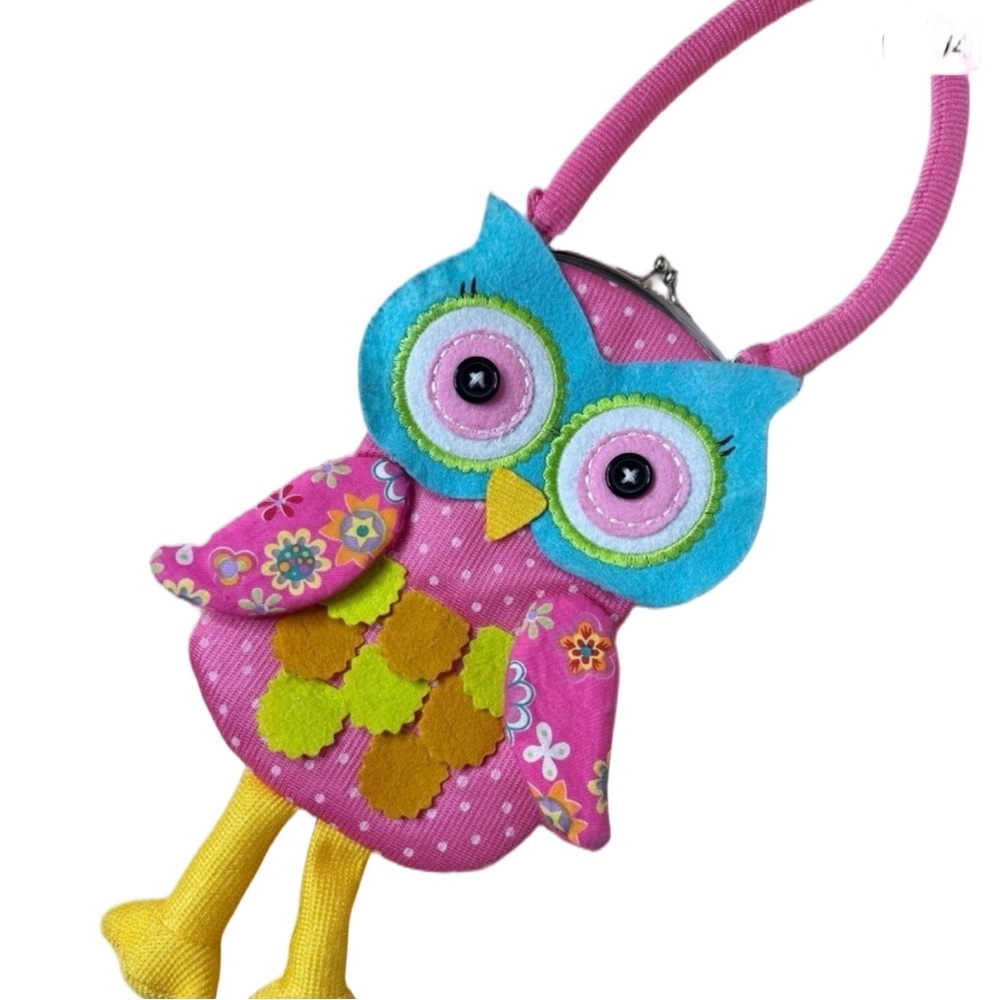 Kids Owl Handbag | Colorful Owl Toy Purse | Girls Boutique Bag